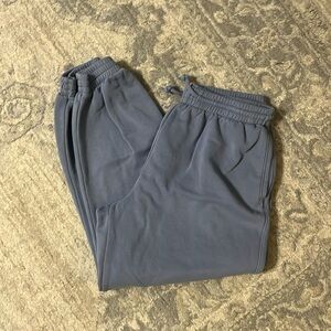 H&M sweatpants, purplish blue color worn once